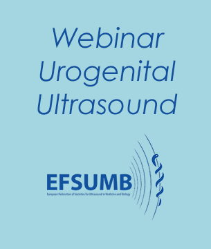 EFSUMB Webinar Urogenital Ultrasound 11 mayo