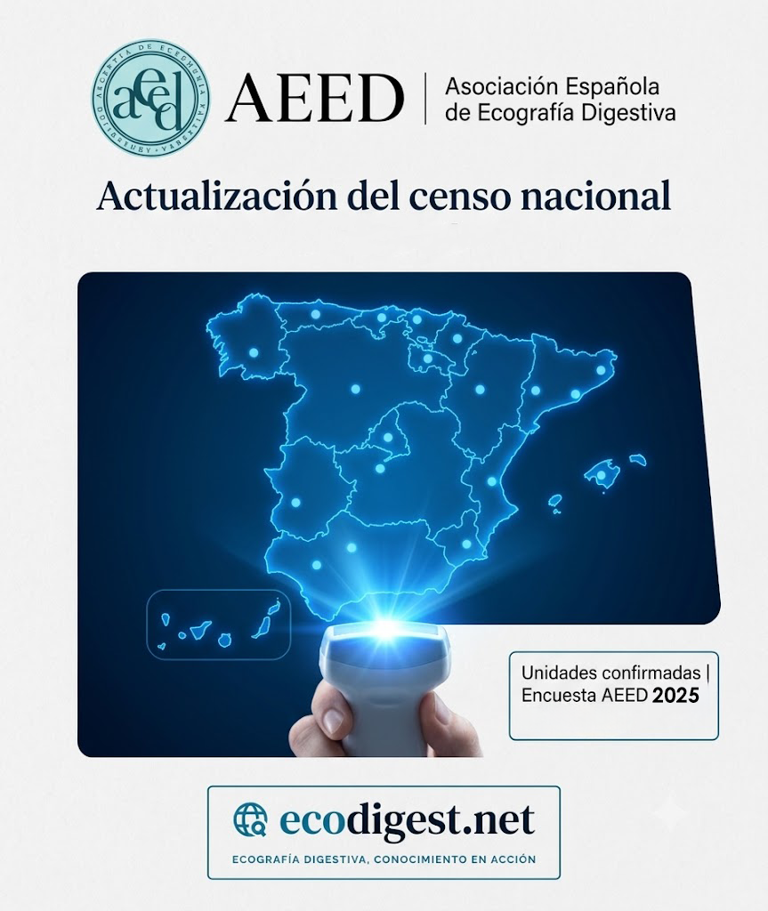Censo nacional actualizado de unidades de ecografía digestiva en España